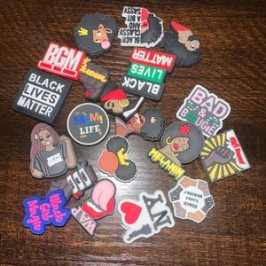 Assorted Shoe Charms Set